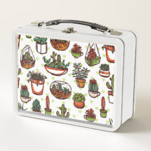 Pflanze Metall Brotdose