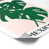 Pflanze Mexiko Grüne Monstrera-Hauspflanze Poster (Ecke)
