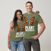 Pflanze Milkweed T Shirt Dabbing Monarch Butterfly (Unisex)
