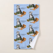 Pflanze Mischief Cat Badhandtuch Set (Handtuch)
