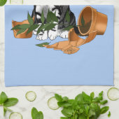 Pflanze Mischief Cat Geschirrtuch (Gefaltet)