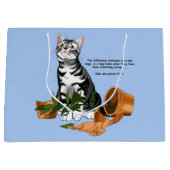 Pflanze Mischief Cat Große Geschenktüte (Vorderseite)