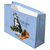 Pflanze Mischief Cat Große Geschenktüte (Vorderseite Schrägansicht)