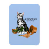 Pflanze Mischief Cat Magnet (Vertikal)