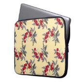 Pflanze mit Aquarellgarten Laptopschutzhülle (Vorderseite Links)