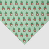 Pflanze mit Blume Seidenpapier (Ausschnitt)