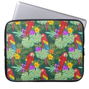 Pflanze mit Blume und Wasserstrahlen Laptopschutzhülle