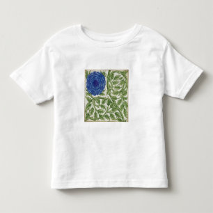 Pflanze mit einer blauen Blume (w/c auf Papier) Kleinkind T-shirt