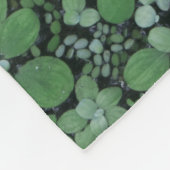 Pflanze mit grüner Blattfarbe Fleecedecke (Ecke)