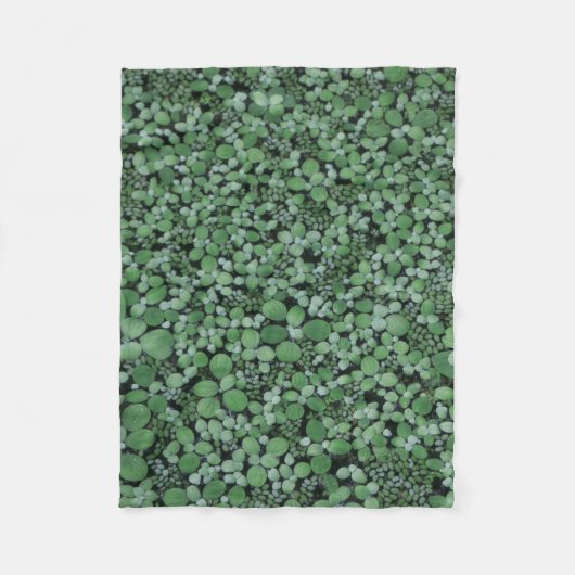 Pflanze mit grüner Blattfarbe Fleecedecke (Vorderseite)