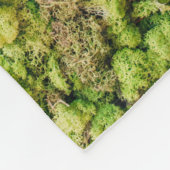 Pflanze mit grüner Blattfarbe Fleecedecke (Ecke)