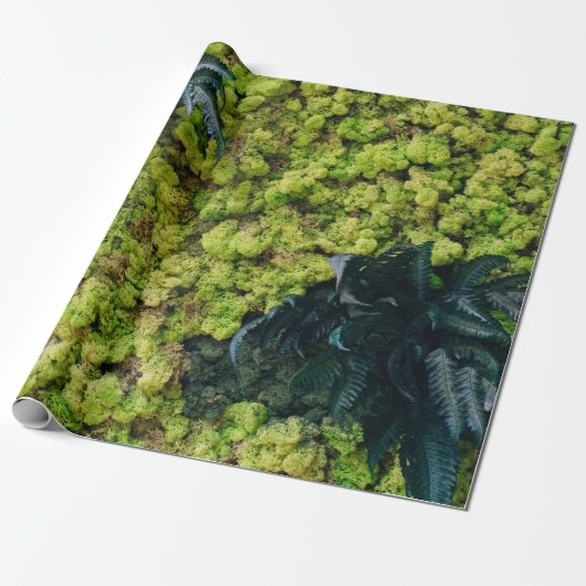 Pflanze mit grüner Blattfarbe Geschenkpapier (Ungerollt)