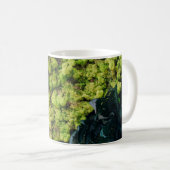 Pflanze mit grüner Blattfarbe Kaffeetasse (VorderseiteRechts)