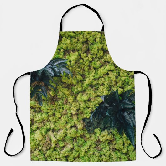 Pflanze mit grüner Blattfarbe Schürze (Vorderseite)
