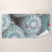 Pflanze mit Tiny Pink Blume Badehandtuch (Badehandtuch)