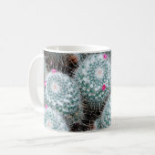 Pflanze mit Tiny Pink Blume Kaffeetasse (Vorderseite Links)