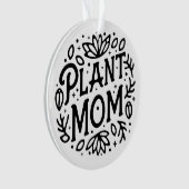 Pflanze Mom boho Retroästhesie Ornament (Vorderseite)
