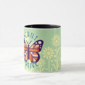 Pflanze Monarch Butterfly Yellow Flowers Tasse (Zentrum)