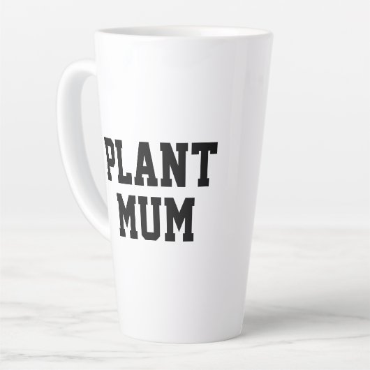Pflanze mum Kaffee Tasse (Linke Ecke)