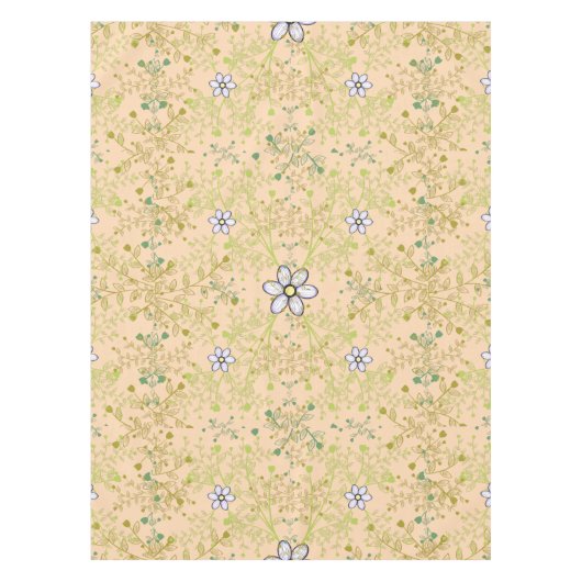 Pflanze Muster 10bx4 Lorange BG Tischdecke (Vorderseite)