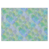 Pflanze Muster A02.b Blätter LBlue BG Tischdecke (Vorderseite (Horizontal))