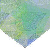 Pflanze Muster A02.b Blätter LBlue BG Tischdecke (Schrägansicht)