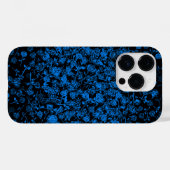 Pflanze Muster A05.b Schwarze BG Case-Mate iPhone Hülle (Rückseite (Horizontal))