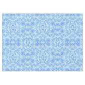 Pflanze Muster A08.b boho. lblue BG Tischdecke (Vorderseite (Horizontal))