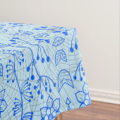 Pflanze Muster A08.b boho. lblue BG Tischdecke (Beispiel)