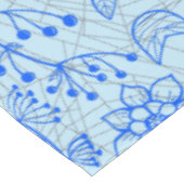 Pflanze Muster A08.b boho. lblue BG Tischdecke (Schrägansicht)