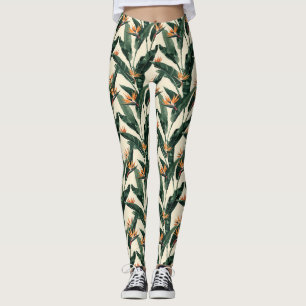 Pflanze-Muster Leggings