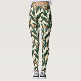 Pflanze-Muster Leggings