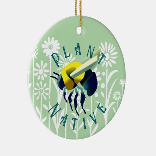 Pflanze Native Keramik Ornament (Rechts)
