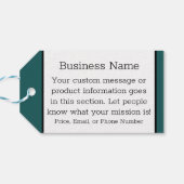 Pflanze Natives Custom Native Pflanze Kinderzimmer Geschenkanhänger (Rückseite Horizontal)