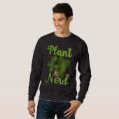 Pflanze Nerd Hobby Gardener Monstera Sweatshirt (Vorne ganz)