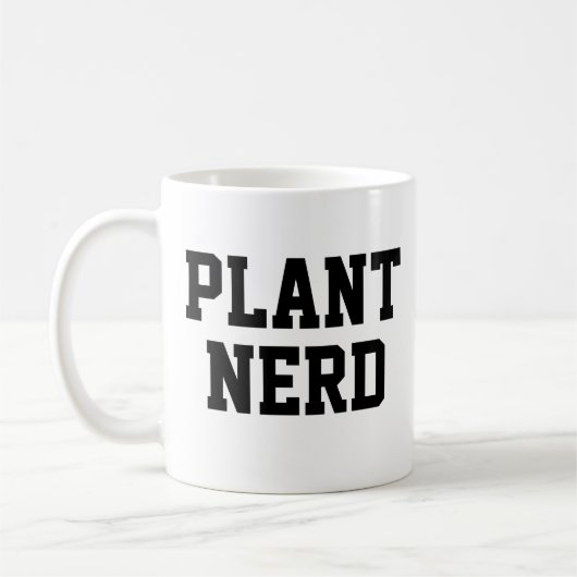 Pflanze Nerd Kaffee Tasse (Links)