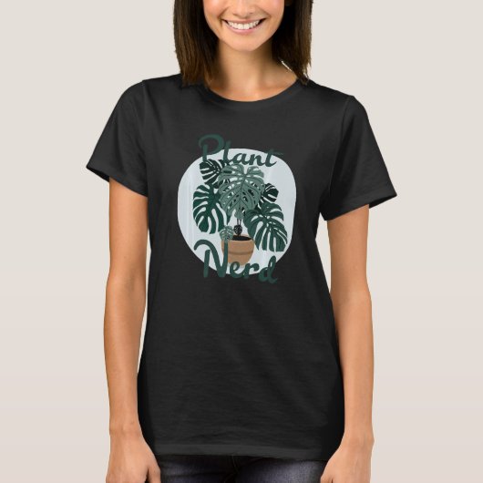 Pflanze Nerd Monstera 1 T-Shirt (Vorderseite)