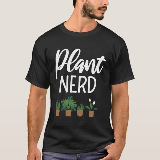 Pflanze Nerd T-Shirt (Vorderseite)