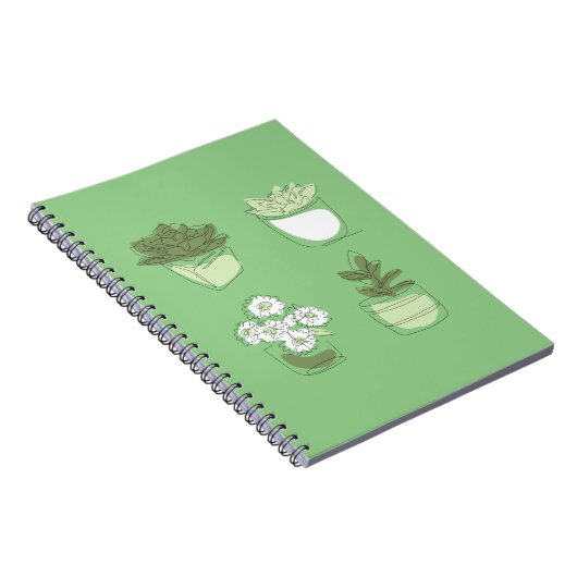 Pflanze Notizblock (Rechte Seite)