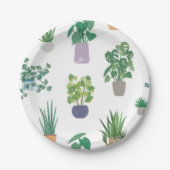 Pflanze Pappteller (Vorderseite)