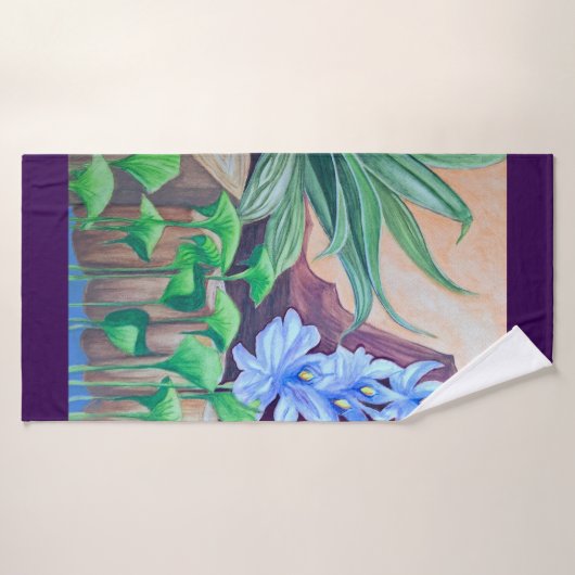 Pflanze Party Badehandtuch (Badehandtuch)