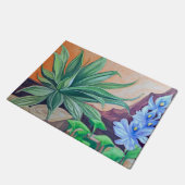 Pflanze Party Fußmatte (Schrägansicht)