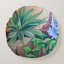 Pflanze Party Rundes Kissen