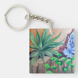 Pflanze Party Schlüsselanhänger