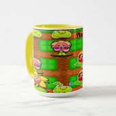 Pflanze Party Tasse (Vorderseite Links)