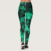 Pflanze Pastellfarben Leggings Pale (Rückseite)