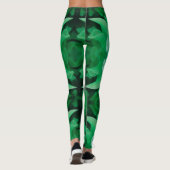 Pflanze Pastellfarben Leggings Pale (Rückseite)