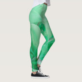 Pflanze Pastellfarben Leggings Pale (Rechts)