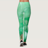 Pflanze Pastellfarben Leggings Pale (Rückseite)