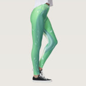 Pflanze Pastellfarben Leggings Pale (Rechts)